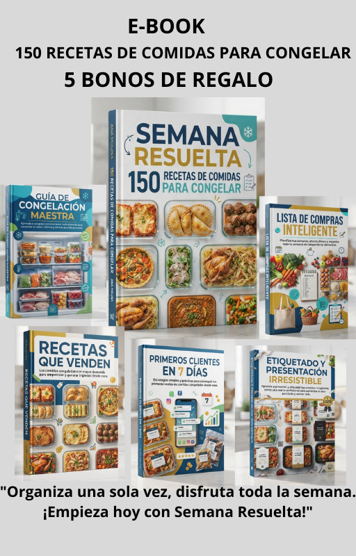semana resuelta: 150 recetas de comidas para congelar